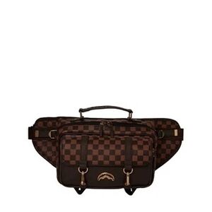 Sprayground Brown Checkered Belt Bag